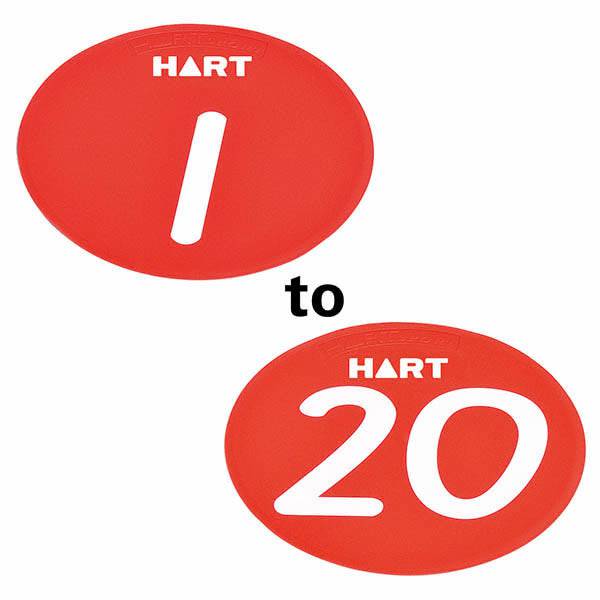 HART Numbered Disc Set of 20 - HART Sport