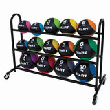 HART Rubber Med Ball Kit with Portable Rack - HART Sport