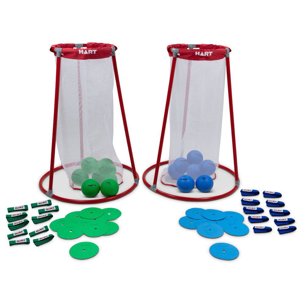 HART Shoot 'n' Dunk Game Kit with mini basketball hoop and ball for indoor play and fun basketball practice.