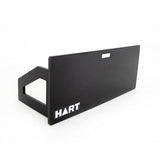 HART soccer rebound board for practicing soccer skills, with a sturdy design and adjustable height for training sessions.