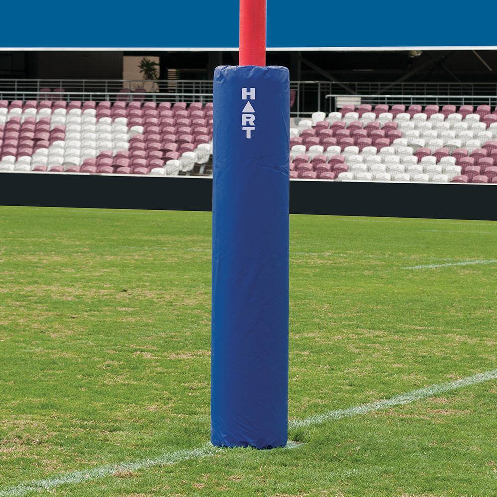 HART Round Rugby Post Pads 35cm - 100mm Cut Out - HART Sport