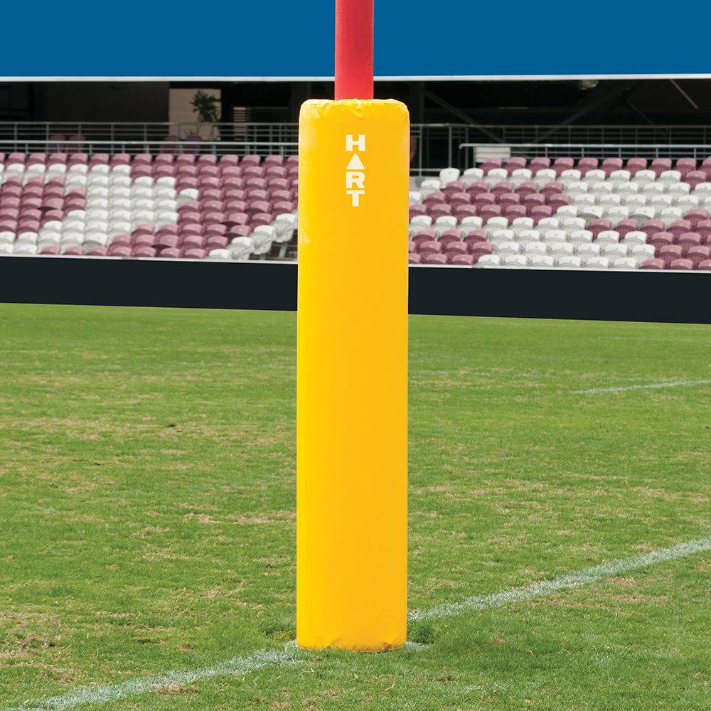 HART Round Rugby Post Pads 35cm - 100mm Cut Out - HART Sport