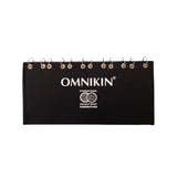 HART OMNIKIN manual scoreboard with fabric background, displaying scorekeeping for sports or recreational activities.