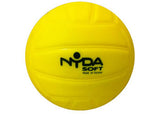 NYDA 10cm low inflation playball, soft rubber ball for children, featuring bright colors and a smooth surface.