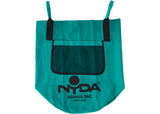 Green NYDA Kanga Jumping Sac with vibrant fabric and traditional patterns, designed for cultural celebrations and festive use.